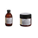 Zestaw Davines Alchemic Golden podkreślający kolor szampon 280ml + odżywka 250ml - włosy blond złote i miodowe