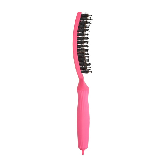 Szczotka Olivia Garden FingerBrush Combo Medium Hot Pink różowa i szampon Hair Expert 12w1 kolor i połysk z proteinami mlecznymi 280 ml