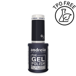Lakier hybrydowy Andreia Professional The Gel Polish G41 z mocną pigmentacją ciemna szarość 10,5 ml