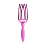 Szczotka Olivia Garden FingerBrush And Beyond Venus Combo Medium do rozczesywania włosów różowa