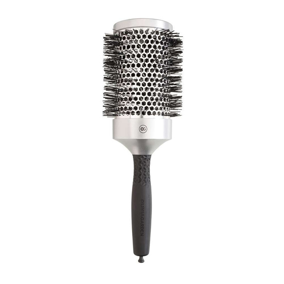 Szczotka Olivia Garden Essential Blowout Classic Silver antystatyczna do modelowania włosów 65 mm