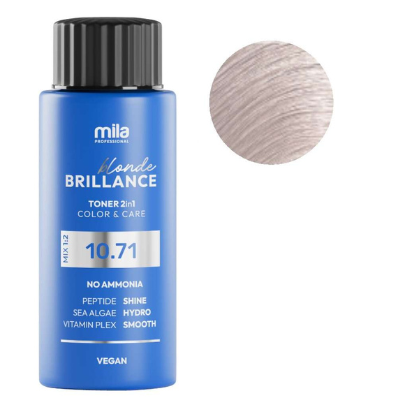 Toner Mila Pro Blonde Brilliance 10.71 Pacific Pearl do włosów 60 ml