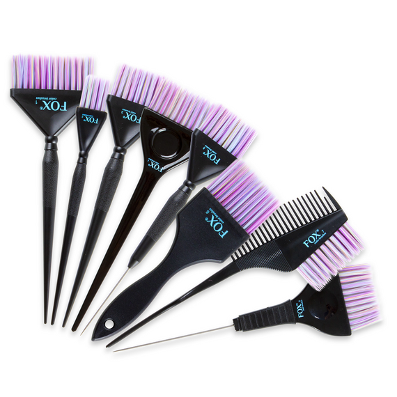 Zestaw Fox Color Brushes 8 pędzli do farbowania włosów
