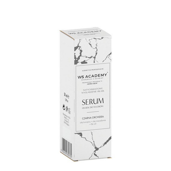 Serum WS Academy Czarna Orchidea olejek do włosów nadający wygładzenie i blask 50 ml