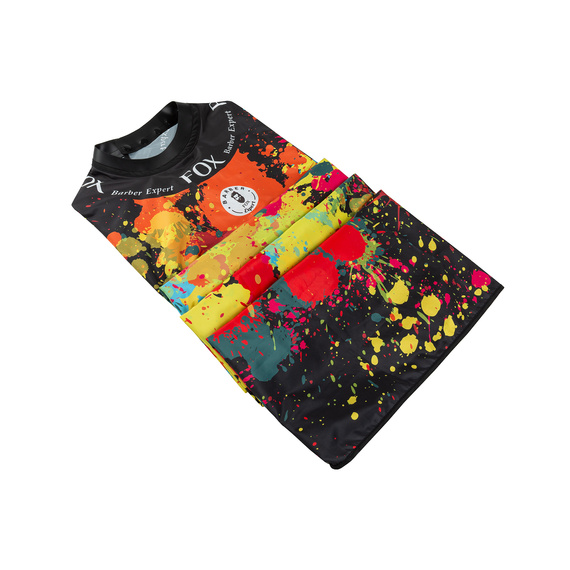 Peleryna Fox Barber Expert z silikonowym kołnierzem 165cm x 145 cm