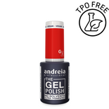 Lakier hybrydowy Andreia Professional The Gel Polish G16 z mocną pigmentacją czerwień makowa 10,5 ml