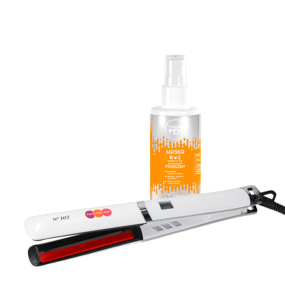 Prostownica z podczerwienią N°103 Premium Fale Loki Koki + maska 6w1 Gratis