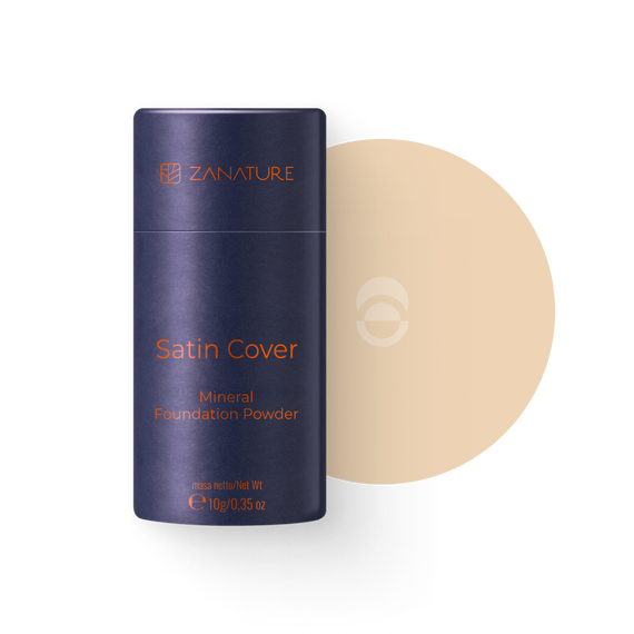Podkład mineralny Zanature MF Satin Cover Warm Nude WN L2 10 g