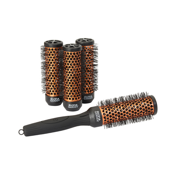 Zestaw szczotek Olivia Garden MultiBrush 35 mm 4 sztuki + uchwyt