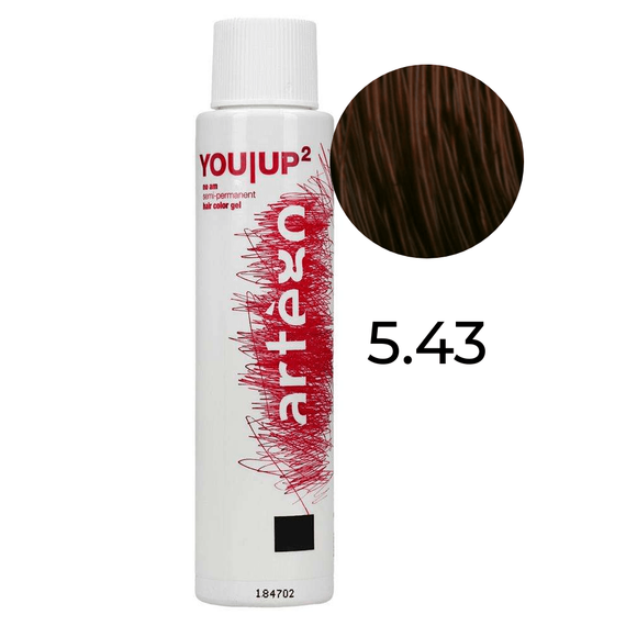 Żel koloryzujący Artego You UP2 5.43 jasny miedziano - złocisty brąz 100ml