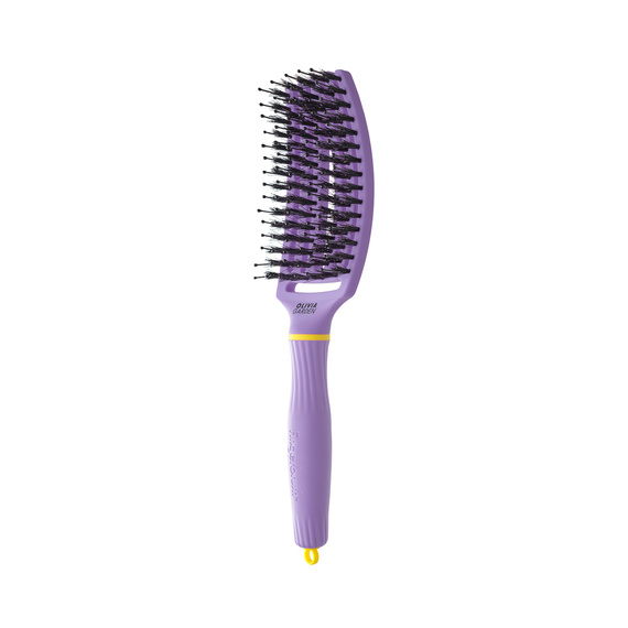 Szczotka Olivia Garden FingerBrush Combo Medium Inner Child Snuggle Purple do rozczesywania i wygładzania włosów