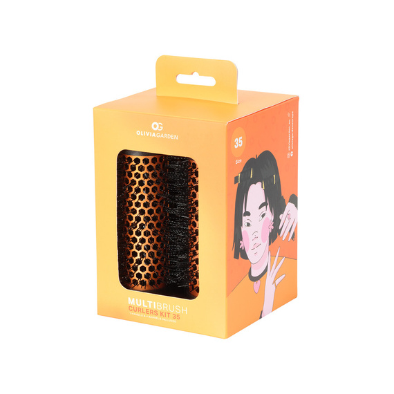 Zestaw szczotek Olivia Garden MultiBrush 35 mm 4 sztuki + uchwyt