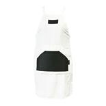 Barber Expert fartuch biały wąskie czarne paski Fox