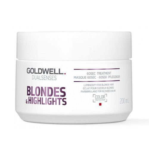Dualsenses Blondes & Highlights 60sec Treatment kuracja niwelująca żółty odcień włosów 200 ml Goldwell