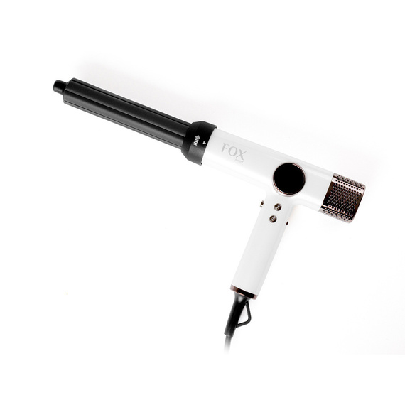 Suszarka FOX Pearl z jonizacją do włosów biała 1800 W z dyszami lokującymi + spray Hair Expert 8w1 regeneracja 140 ml GRATIS