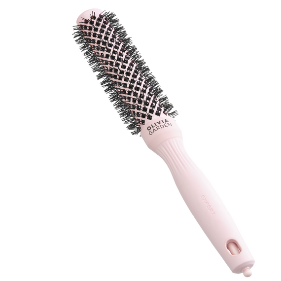 Szczotka Olivia Garden Expert Blowout Speed Wavy Bristles do suszenia i modelowania włosów różowa 25 mm