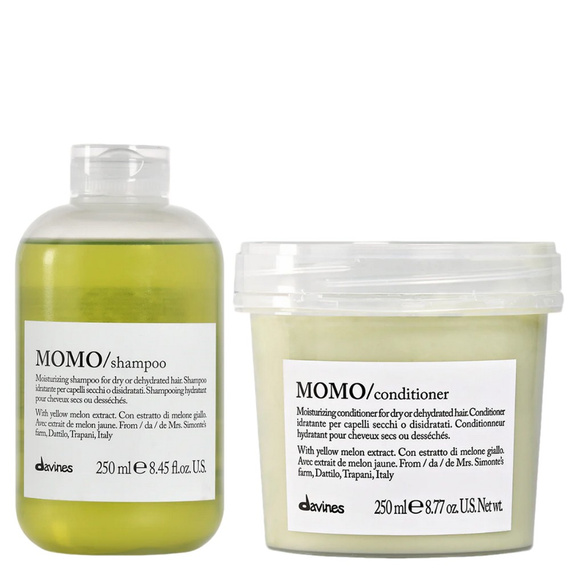 Zestaw Davines Essential Haircare MOMO nawilżający szampon 250ml + odżywka 250ml