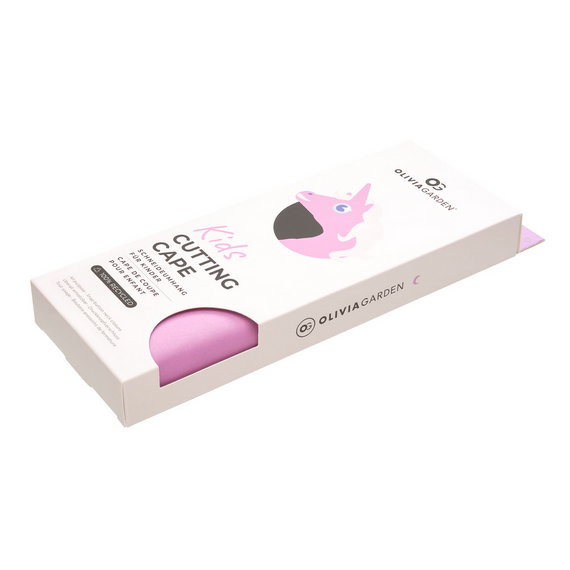 Peleryna Olivia Garden Cutting Cape Unicorne Pink dziecięca do strzyżenia różowa