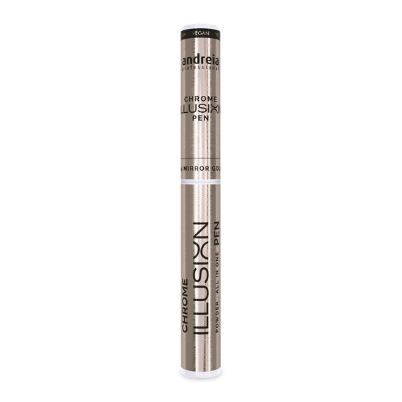 Pisak do zdobień Andreia Professional Chrome Illusion z pyłkiem opalizującym 04 Mirror Gold 0.5 g