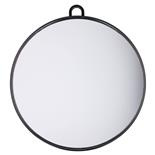 Lustro okrągłe czarne Mila Technic