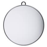 Lustro okrągłe srebrne Mila Technic