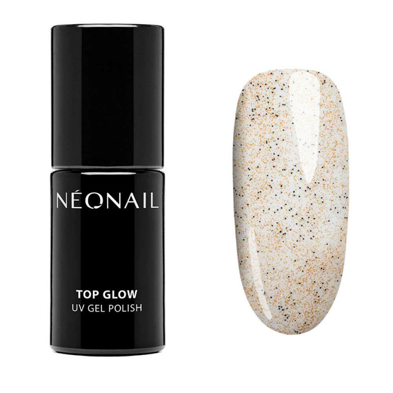 Top Neonail Glow Gold Sand do lakierów hybrydowych 7,2 ml