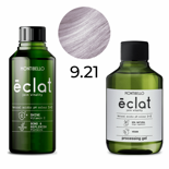 Zestaw Montibello Éclat Farba 9.21 bardzo jasny perłowo-popielaty blond 60 ml + emulsja aktywująca 1,5 % 120 ml