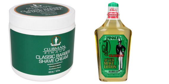 Zestaw Clubman Pinaud dla mężczyzn krem do golenia 453 ml + balsam po goleniu 177 ml