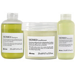 Zestaw Davines Essential Haircare MOMO nawilżający szampon 250ml + odżywka 250ml + krem 150ml
