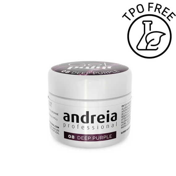Żel do zdobień Andreia Professional Gel Paint 08 Deep Purple 4 ml