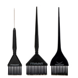 Pędzelek do farbowania Framar Set Black 3 sztuki