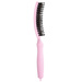 Szczotka Olivia Garden Fingerbrush Care Ionic Paper Blush do rozczesywania włosów różowa