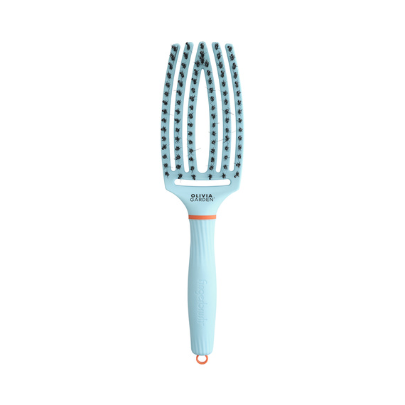 Szczotka Olivia Garden FingerBrush Combo Medium Inner Child Bubble Blue do rozczesywania i wygładzania włosów
