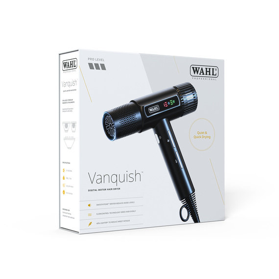 Suszarka Wahl Vanquish SmoothTone z jonizacją do włosów 1600 W czarna