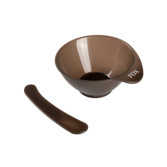 Miseczka do farbowania Fox Earth Colors Mini Bark z mieszadełkiem 80 ml