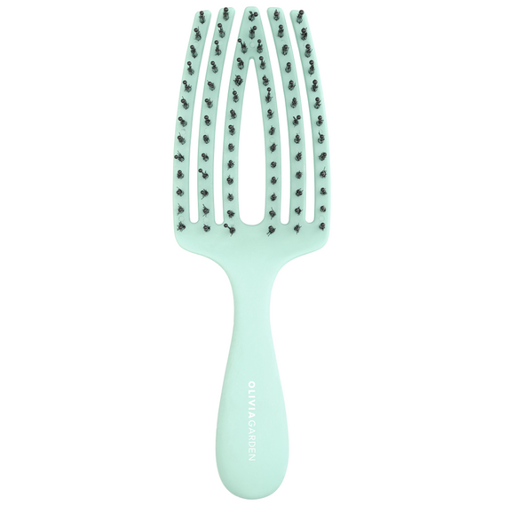 Zestaw 2 Szczotek Olivia Garden FingerBrush Care Mini Mint do rozczesywania włosów miętowa + maska Hair Expert 12w1 230 ml