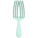 Szczotka Olivia Garden FingerBrush Care Mini Mint do rozczesywania włosów mięta