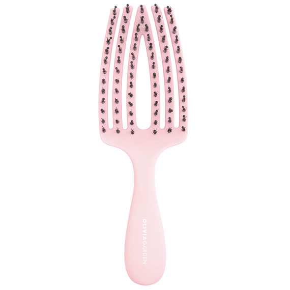 Szczotka Olivia Garden FingerBrush Mini Care Kids Pink do rozczesywania włosów różowa