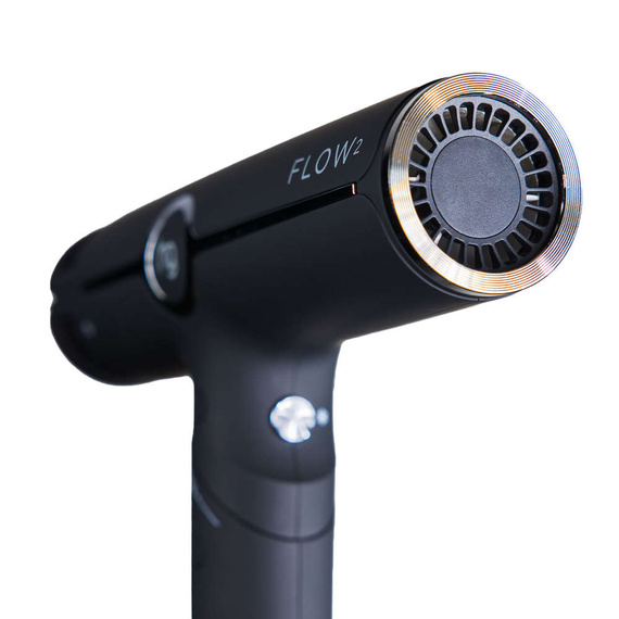 Suszarka Hairgoals Italia HG Flow2 z jonizacją i podczerwienią do włosów czarny 1300 W