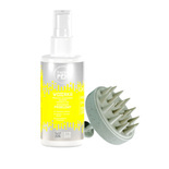 Zestaw przeciw wypadaniu włosów Wcierka Happy PEH 130 ml + Masażer Mila Technic do skóry głowy