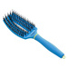 Szczotka Olivia Garden FingerBrush Combo Medium Inner Child Turbo Blue do rozczesywania i wygładzania włosów