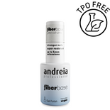 Baza hybrydowa Andreia Professional Fiber Base 06 Glitter Soft White 10.5 ml
