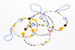 Szczotka Olivia Garden FingerBrush Combo Medium Inner Child Turbo Blue do rozczesywania i wygładzania włosów