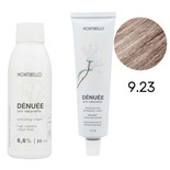 Zestaw Montibello Denuee farba 9.23 złoty perłowy bardzo jasny blond 60 ml + krem aktywujący 22VOL 6,6% 90 ml