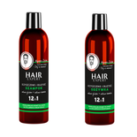 Zestaw Hair Expert 12 w 1 oczyszczanie i objętość szampon 280 ml + odżywka 280 ml