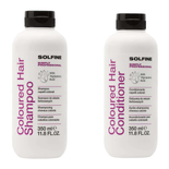 Zestaw Solfine Care Coloured Hair do pielęgnacji włosów farbowanych szampon 350 ml + odżywka 350 ml