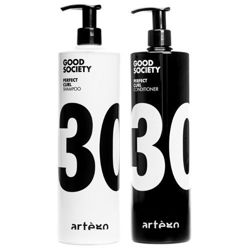 ARTEGO GOOD SOCIETY PERFECT CURL 30 ZESTAW: szampon + odżywka do włosów kręconych