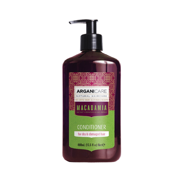 Arganicare Macadamia odżywka nawilżająca do włosów suchych i zniszczonych 400 ml