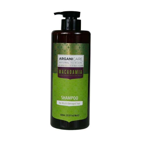 Arganicare Macadamia szampon nawilżający do włosów suchych i zniszczonych 1000 ml