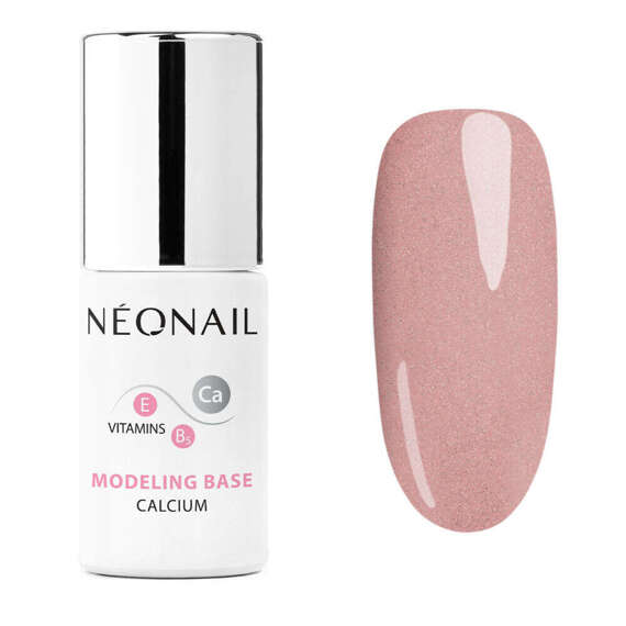 Baza Neonail Modeling Base Calcium Bubbly Pink do lakierów hybrydowych 7,2 ml